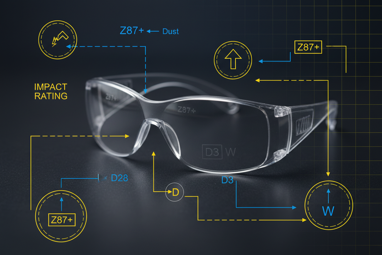 ANSI Z87.1 Explained: How to Read Safety Eyewear Markings