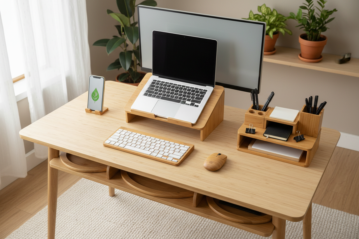 Create a Sustainable Workspace: Bamboo Office Essentials