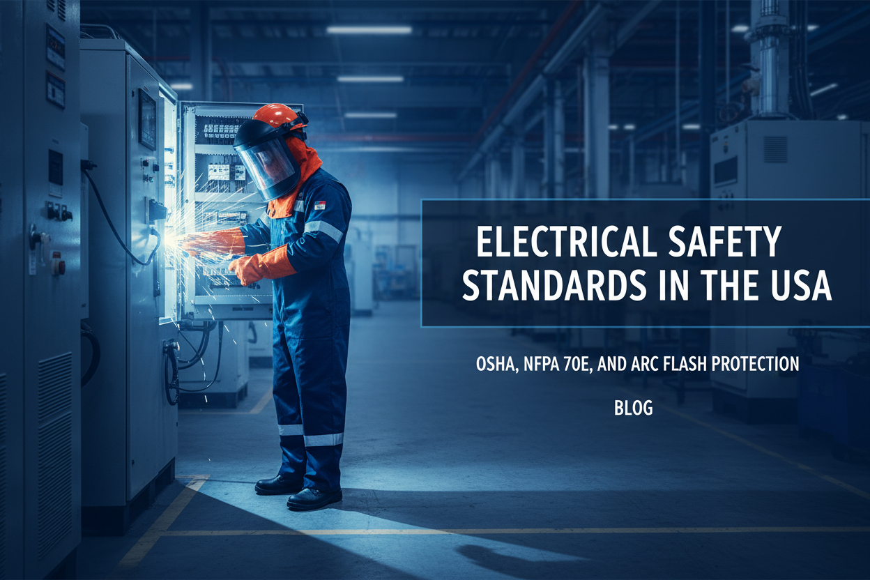 Electrical Safety Standards in the USA: OSHA, NFPA 70E, and Arc Flash Protection