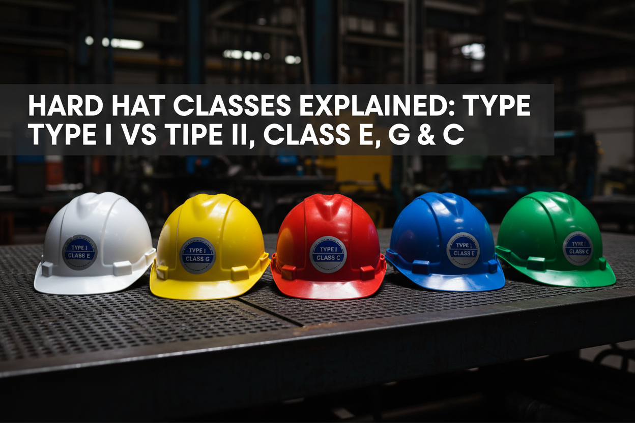 Hard Hat Classes Explained: Type I vs Type II, Class E, G & C