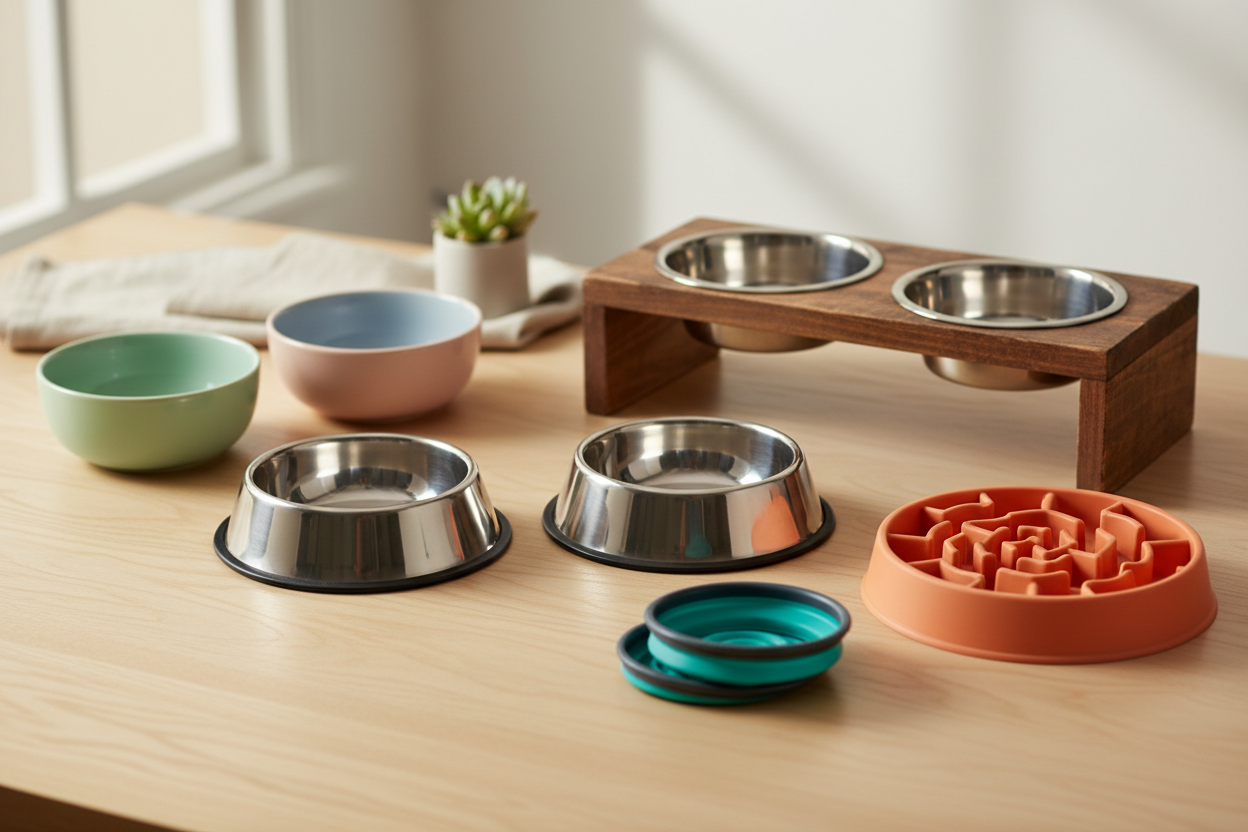 How to Choose the Right Food and Water Bowls for Your Pet