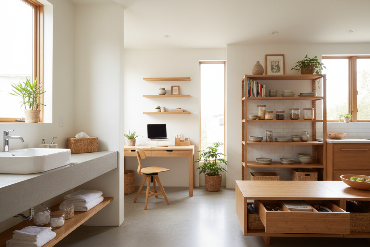 Organize Your Home Naturally: Bamboo Storage Solutions for Every Room