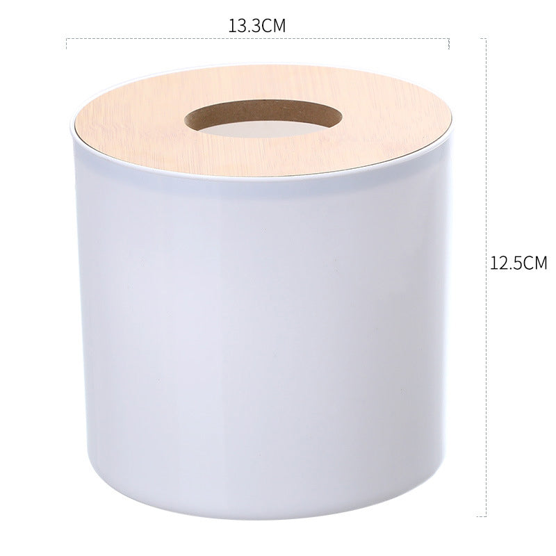 Desktop Bamboo And Wood Tissue Box Creative Multi-Functional Can Put Mobile Phone Living Room Tissue Box Car Tissue Box