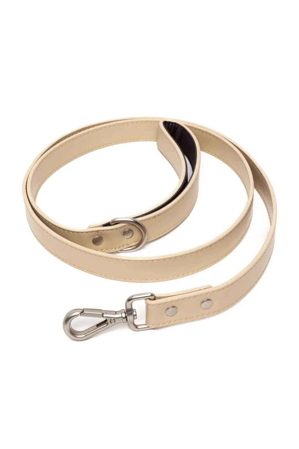 Champagne Fizz Vegan Leather Dog Leash - Champagne