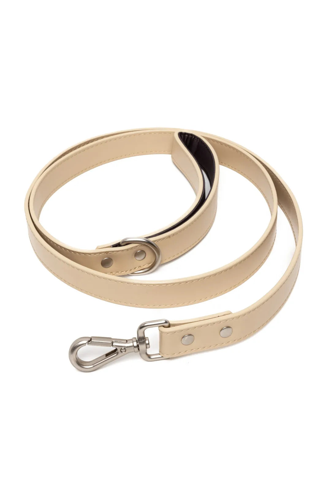 Champagne Fizz Vegan Leather Dog Leash - Champagne