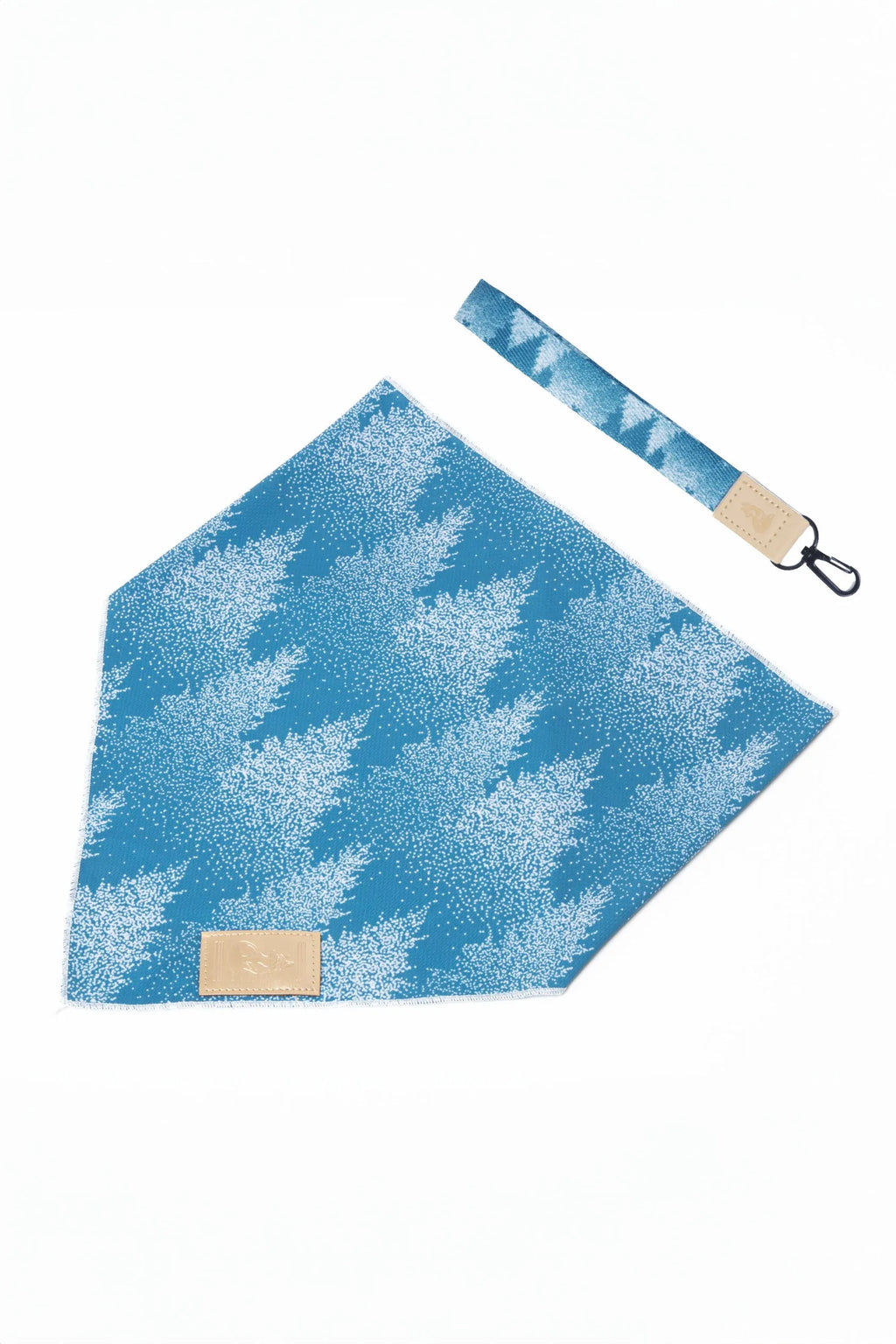 Siberian Spruce Dog Bandana & Matching Keychain - XL
