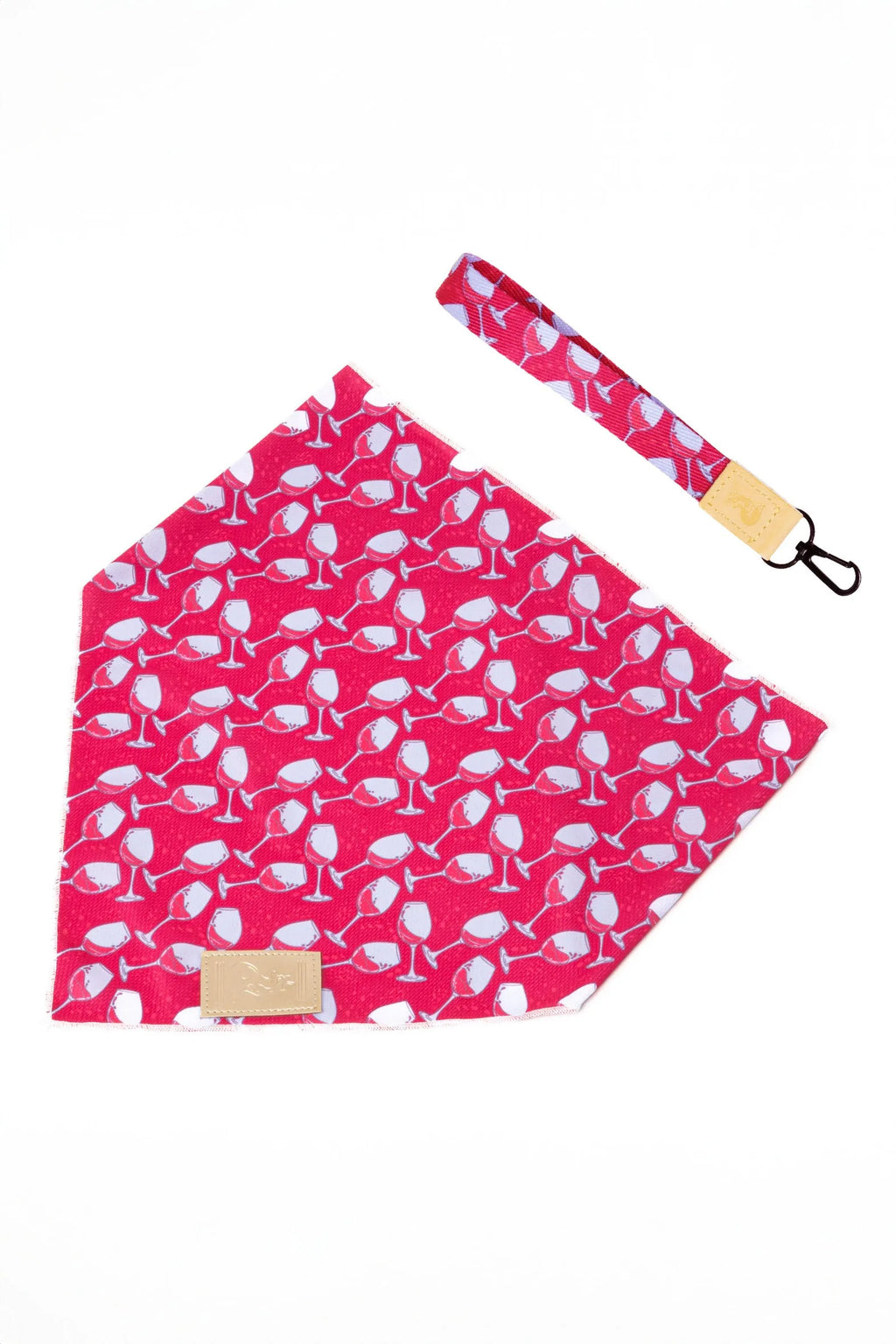 Red Mountain Syrah Dog Bandana & Matching Keychain - XL