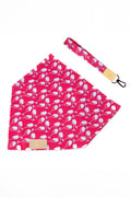 Red Mountain Syrah Dog Bandana & Matching Keychain - XL