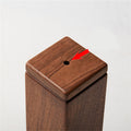 Black Walnut Toothpick Box Household Solid Wood Toothpick Cartridge - As picture