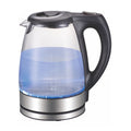 High boron glass multifunctional kettle with automatic power-off LED light and electric kettle - Black