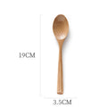 Creative Wooden Tableware, Beech Wood Knife, Fork, Spoon, Three Piece Set Of Solid Wood Natural Color Small Wooden Knife Set