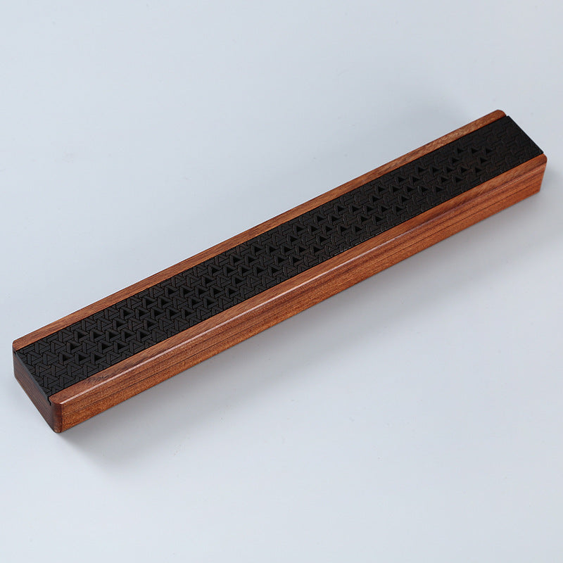 Solid wood hollowed out line incense box portable sleeping incense box incense box incense fumigation