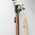 Water Culture Vase Wall Decoration Solid Wood Vase Wall Hanging Vase - Beech Wood
