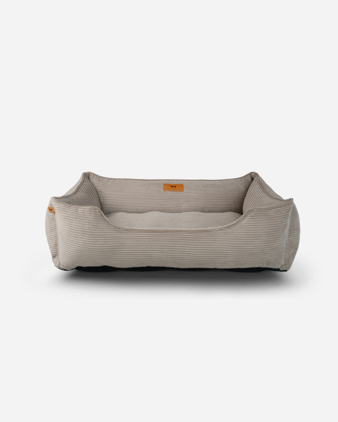 Chester & Lee | Fancy Corduroy Sleeper Dog Bed Taupe - 2XL