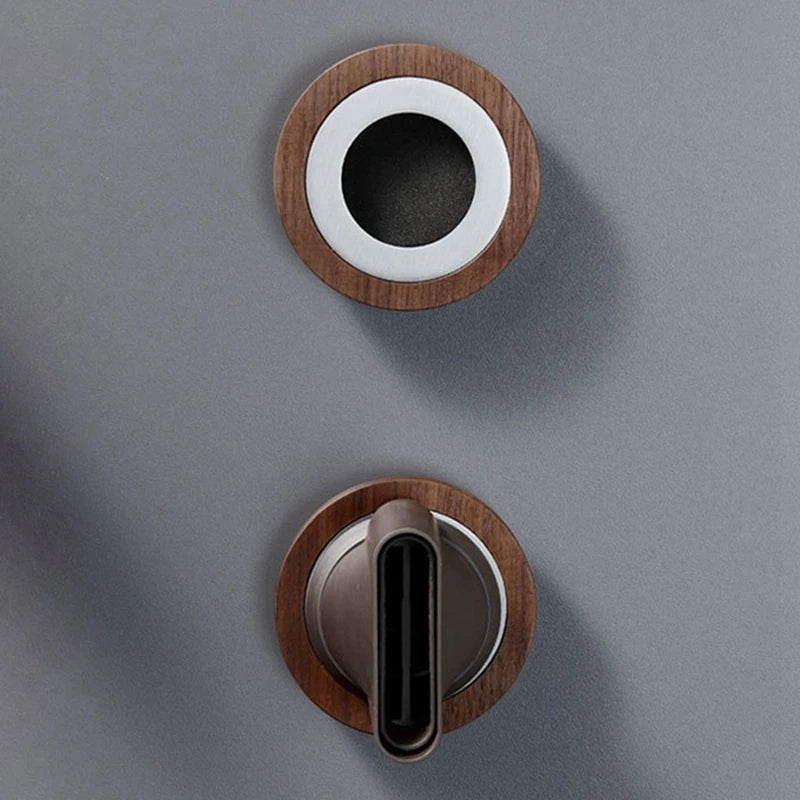 Wall Mounted Hair Dryer Holder Set For Dyson Solid Wood Hair Dryer Bracket Stand - B