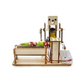 Barbecue Robot Creative Wood Board Assembly Technology Gizmo DIY Creative Science And Education Toys - As shown