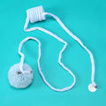 Sucker type spring rabbit hair ball cat toy tease cat ball self hi interactive cat toy ball pet supplies