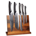 wood Magnetic Knife Holder with Powerful Magnet Large durable Acacia Wood Knife Block without Knives - sold out