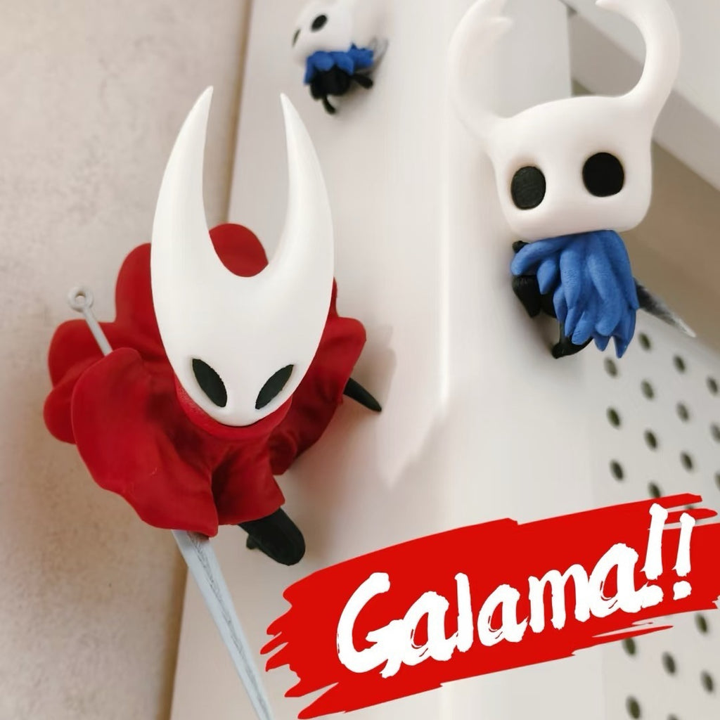 3D printed toy Hollow Knight magnetic refrigerator sticker
