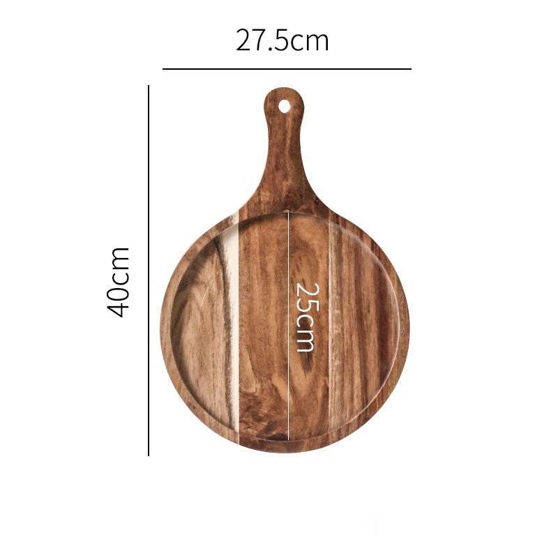 Steak plate Wood Western plate Pizza tray