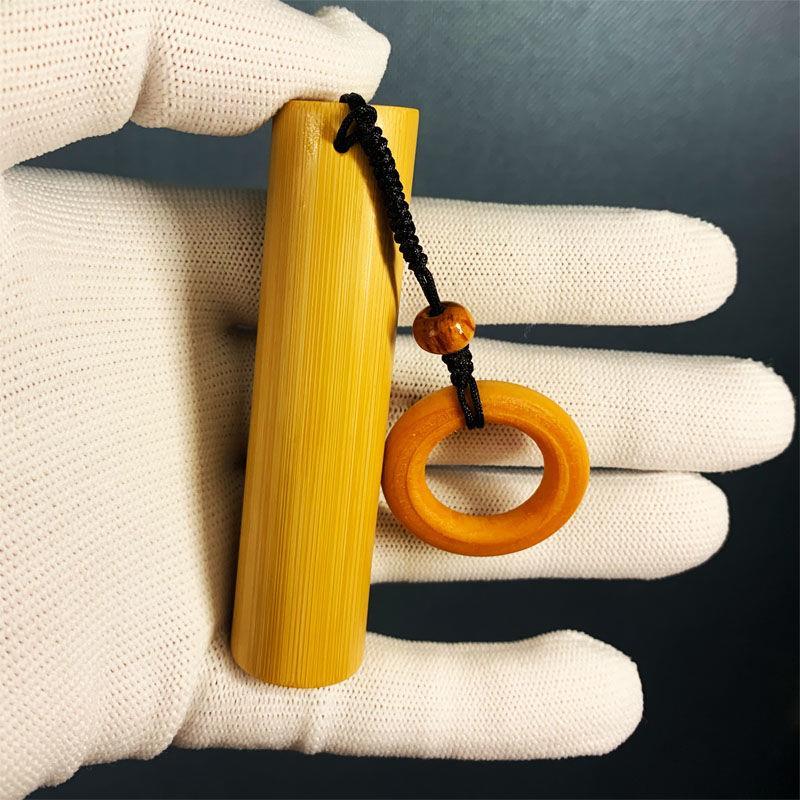 Solid Bamboo Handle Finished Bamboo Carving Accessories