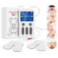 Low Frequency Pulse Electrotherapy Massager Dual Output 25 Modes TENS EMS Muscle Stimulator - White