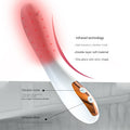Female Private Care Vibrator with Infrared Therapy, Heated Climax Stick, Red Light Wellness Device - White