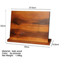 wood Magnetic Knife Holder with Powerful Magnet Large durable Acacia Wood Knife Block without Knives