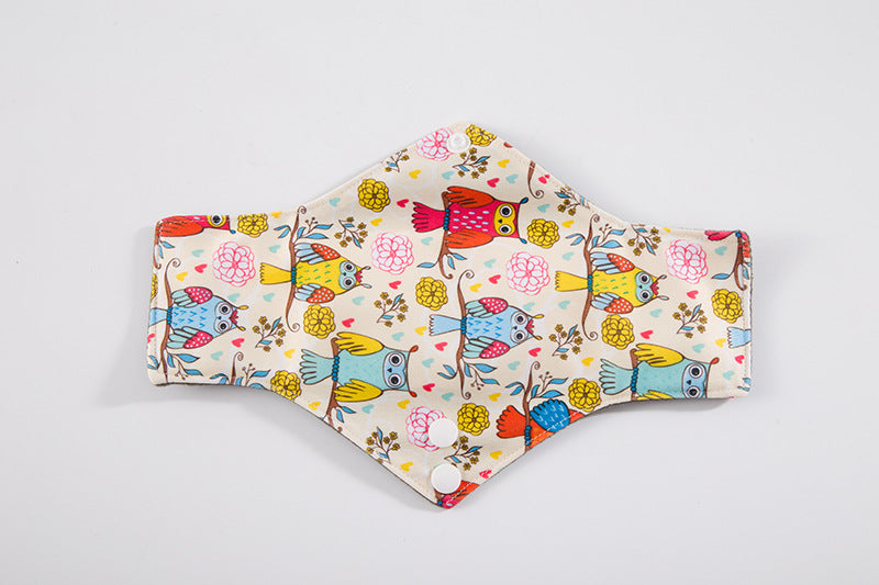 5pcs lady reusable cloth pads with bamboo cotton inner  Bamboo Reusable Sanitary Pad