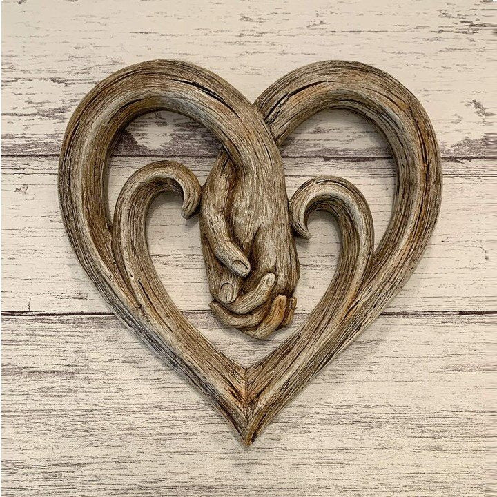 Handshake Decorative Wood Crafts Home Decor - 30*30