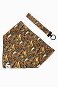 Foxes in Fall Dog Bandana & Matching Keychain - XL