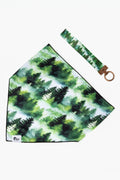 Evergreen Explorer Dog Bandana & Matching Keychain - XL