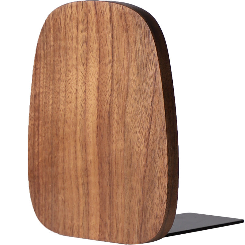 New Simple Storage Bookends Solid Wood Creative Student Stand Bookshelves Baffles Book Leans Bookends Bookstand
