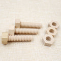 Early Education Educational Screw Nut Assembling Wooden Toy Solid Wood Screw Nut Hands-On Teaching Aid Educational Toy For Child