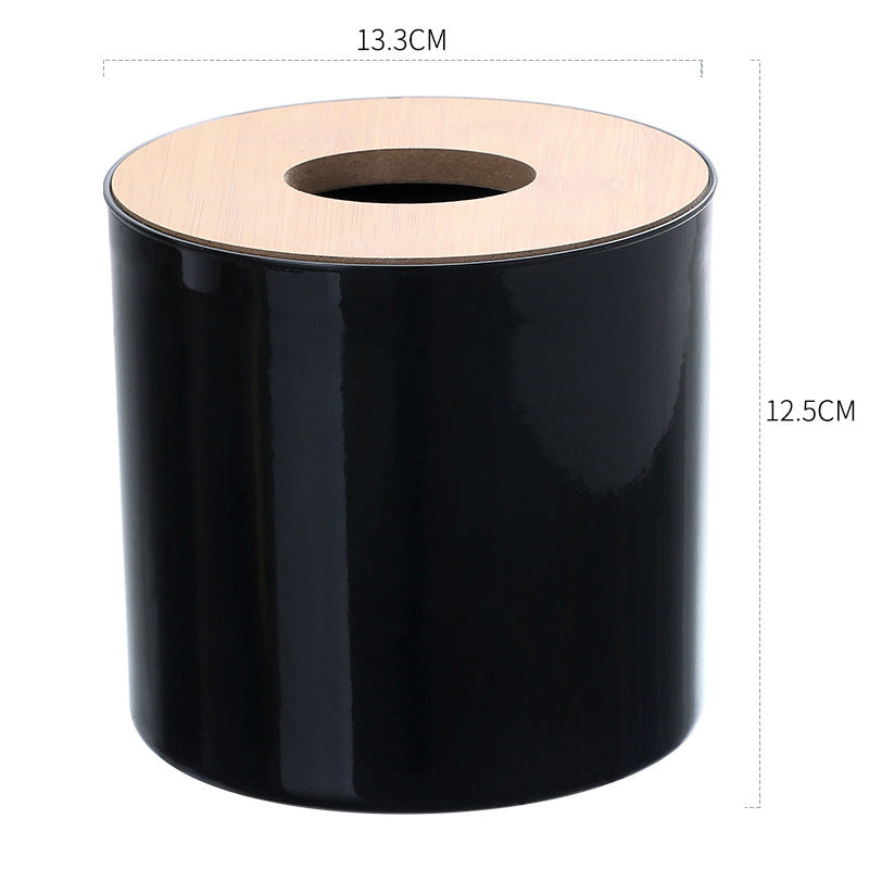 Desktop Bamboo And Wood Tissue Box Creative Multi-Functional Can Put Mobile Phone Living Room Tissue Box Car Tissue Box