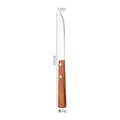 304 Pear Wood Knife And Fork Spoon Stainless Steel Cutlery Solid Wood Handle Steak Knife And Fork Spoon Dessert Spoon Chopsticks