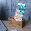 Alloet Wooden Charging Dock Station for Mobile Phone Holder Stand Bamboo Charger Stand Base For Apple Watch and For iphone - Other