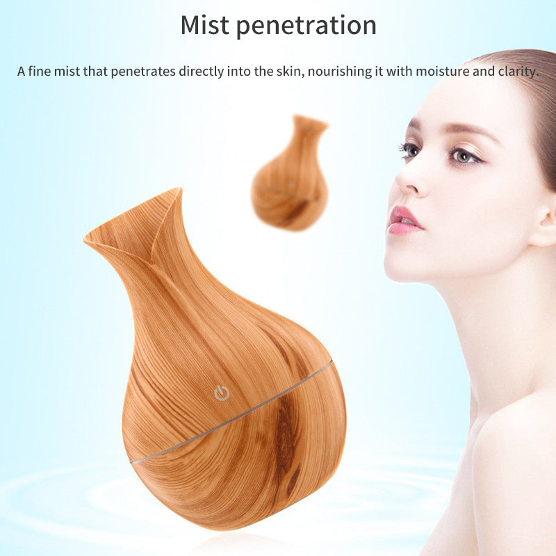 Wood Grain Aromatherapy Machine Household Bedroom Air Purification Mute Humidifier Aromatherapy Machine