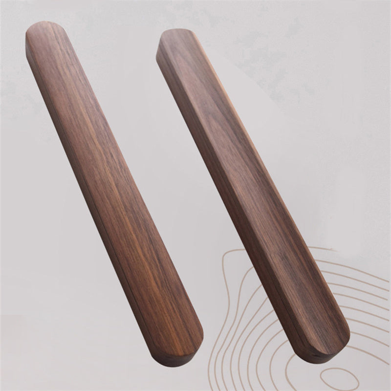 Black Walnut Wood Chopsticks Box Set - Black walnut convex 25cm