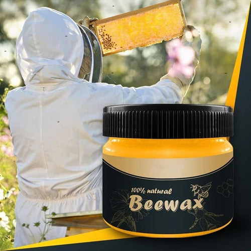 1 pcs Wood Seasoning Beewax Wood Care Wax Solid Wood Maintenance Cleaning Polished Waterproof Wear-Resistant Wax Furniture