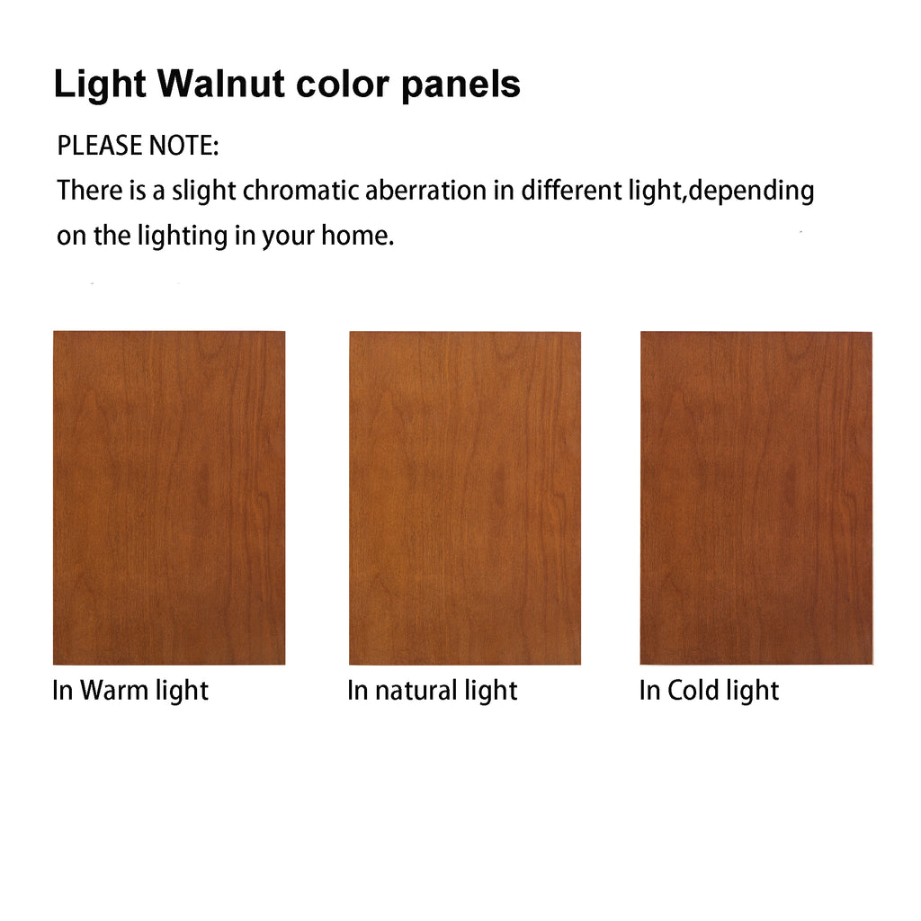 Lighting Curio Diapali cabinet with adjustable shelves, mirror back panel, tempered glass door (without light bulb), walnut wood