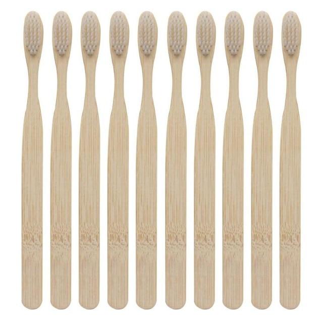 3pcs Bamboo Toothbrushes