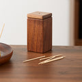 Black Walnut Toothpick Box Household Solid Wood Toothpick Cartridge