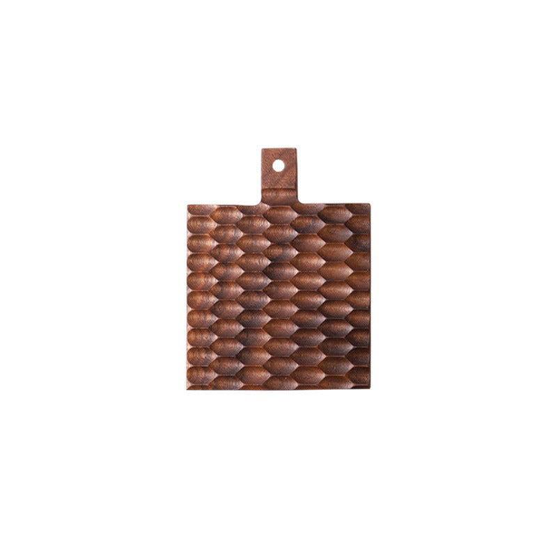 Black Walnut Handmade Coaster Solid Wood Honeycomb Shaped Cushion Coffee Cup Tea Cup Creative Wooden Cushion