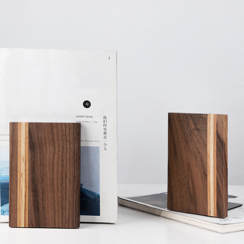 Black Walnut Bookstand Wooden Bookstand Solid Wood Bookstand Wooden Bookend