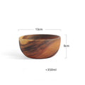 Wooden Bowl, Raw Wood Plate, Solid Wood Plate, Tableware, Salad Bowl, Wooden Fruit Plate, Dried Fruit, Shallow Mouth Bowl
