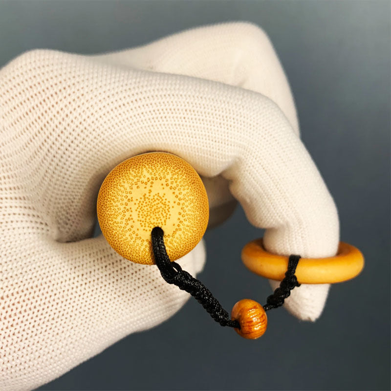 Solid Bamboo Handle Finished Bamboo Carving Accessories