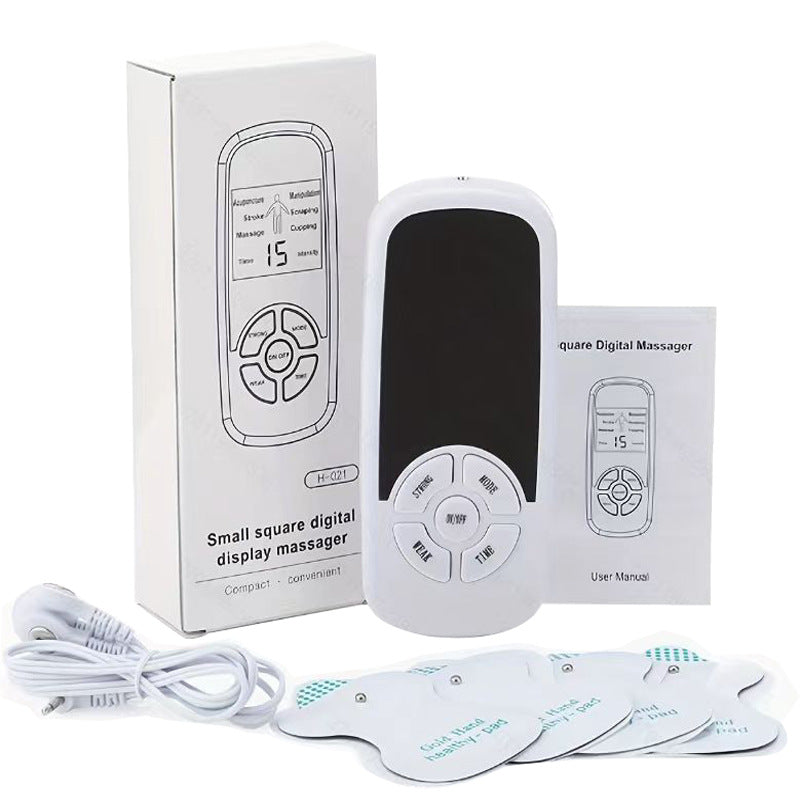 Multi functional cervical massager meridian massager waist electrical therapy pulse therapy device