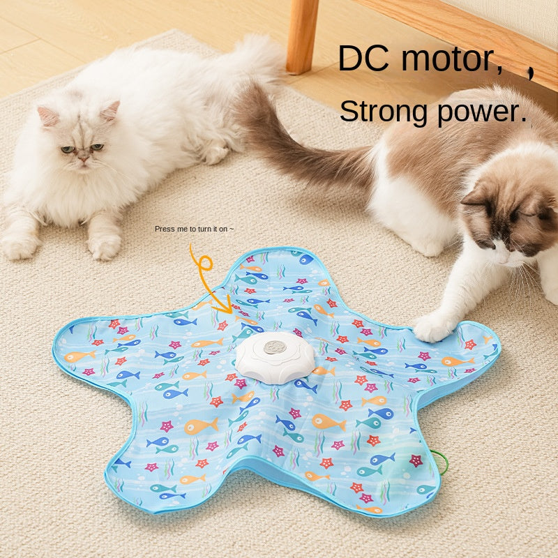 Cat Scratch-Resistant Hiding Toy Hunting Cover Self-Entertainment Cat Toy Rotating Game