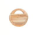 Round Bamboo Bag Women's Handbag Ins Net Red Summer Bamboo Beach Bag Hollow Bamboo Bag Bamboo Bag - Small